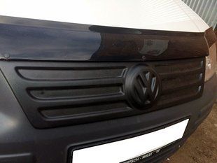 Зимова накладка Volkswagen Caddy 2004-2010 (на решітку радіатора) матова DD 59137 фото