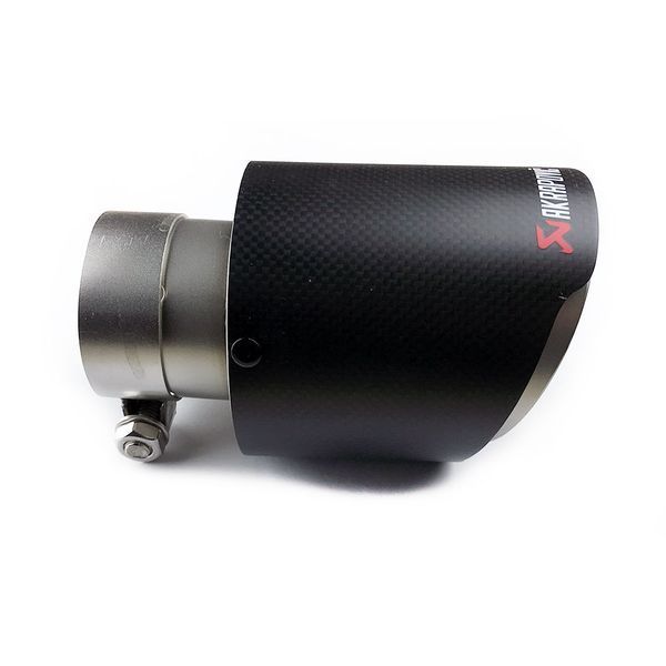 Насадка глушника Akrapovic AK63-101 Одинарна (ZB) carbon 93296 фото