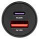 Автомобільний зарядний Brevia ePower DualCharge 48W Type-C+USB (46348CAB) Black 124668 фото 2