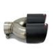 Насадка глушника Akrapovic 66-101 Y Подвійна (JB) carbon 96115 фото 2