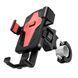 Автоутримувач для велосипеда, мотоцикла Hoco CA73 Flying one-touch Black-Red 123720 фото 2