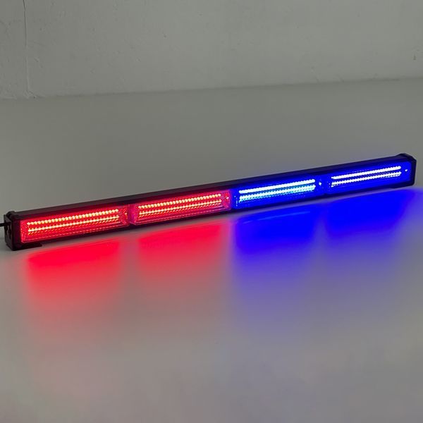 Стробоскоп COB LED 4 Section з пультом Червоно-Синє світло 12-24 (1 шт.) 123027 фото