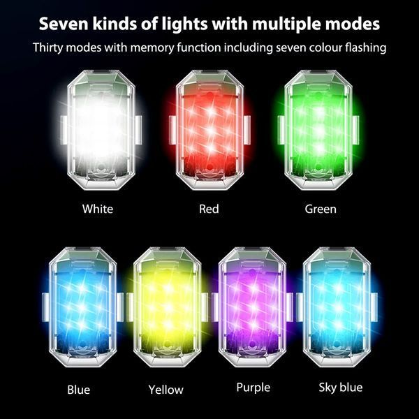 Стробоскопи з пультом M3 Strobe Light RGB (4 шт) 109380 фото