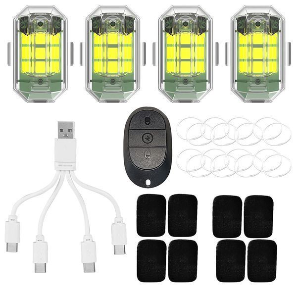 Стробоскопи з пультом M3 Strobe Light RGB (4 шт) 109380 фото