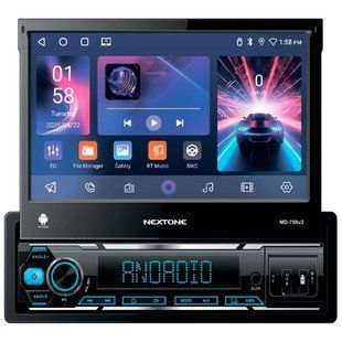 Автомагнитола Nextone MD-758 v2 7" 2/64Gb ASP 4CF GPS CarPlay/Android Auto Android 13 123906 фото