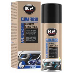 Очищувач кондиціонера K2 Klima Fresh Нова машина 150ml (K222NC) 109720 фото